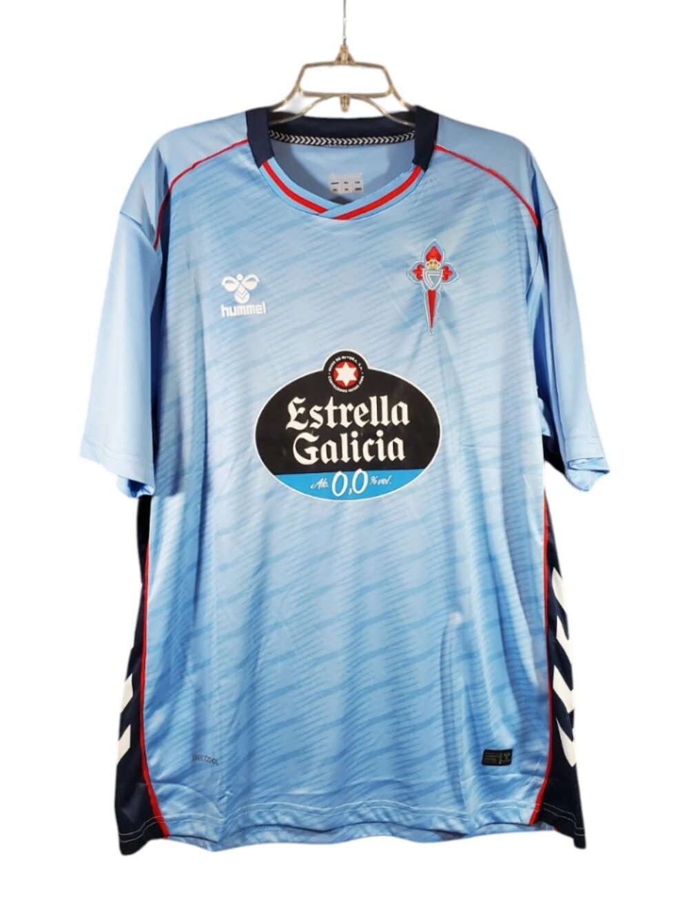 Celta Vigo 2025-26 Home Light Blue Soccer jersey size 2XL Spanish La Liga NWOT